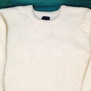 Vintage JCREW Wool  Fisherman's Sweater